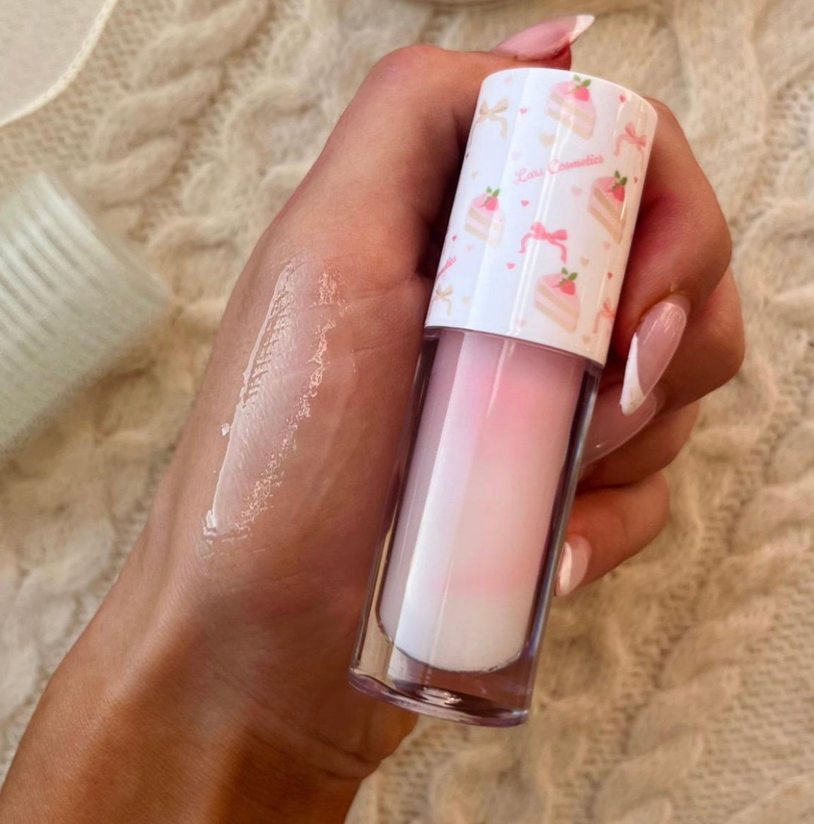 Strawberry Cake Lip Gloss - Strawberry Frosting