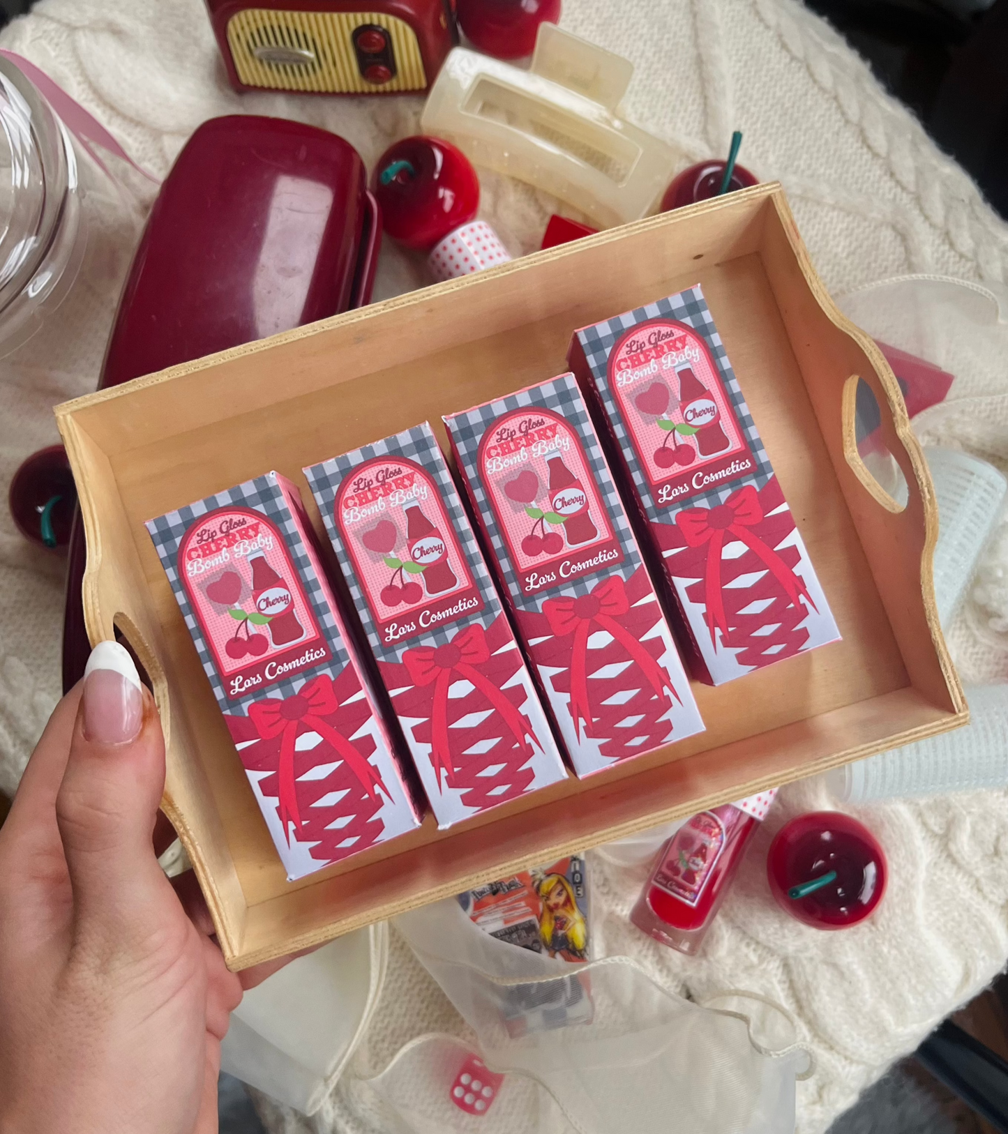 Cherry Bomb Baby Lip Gloss - Cherry Bomb