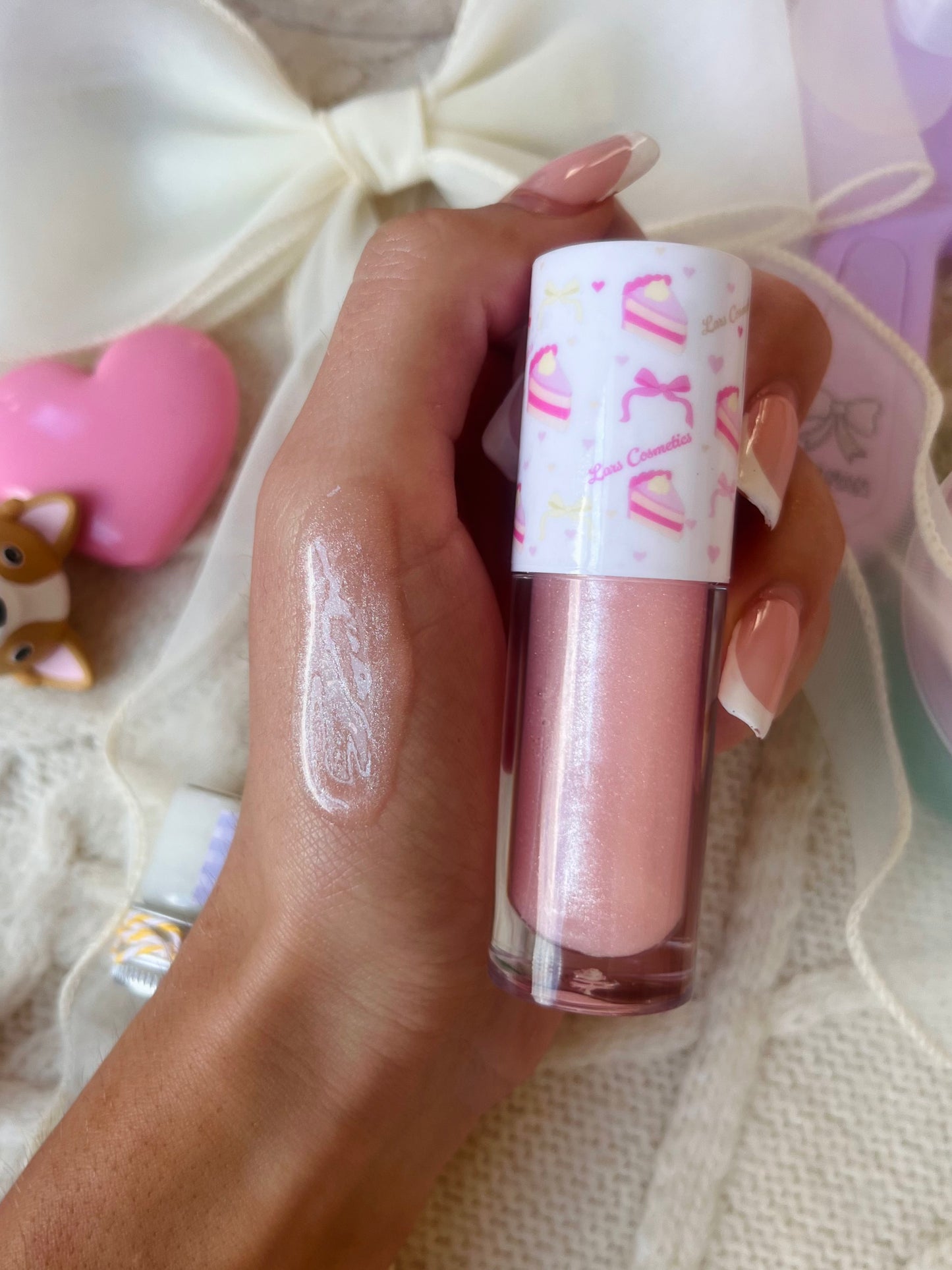 Funfetti Cake Lip Gloss - Pink Cake